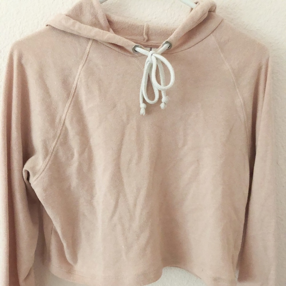 H&M light pink hoodie XS